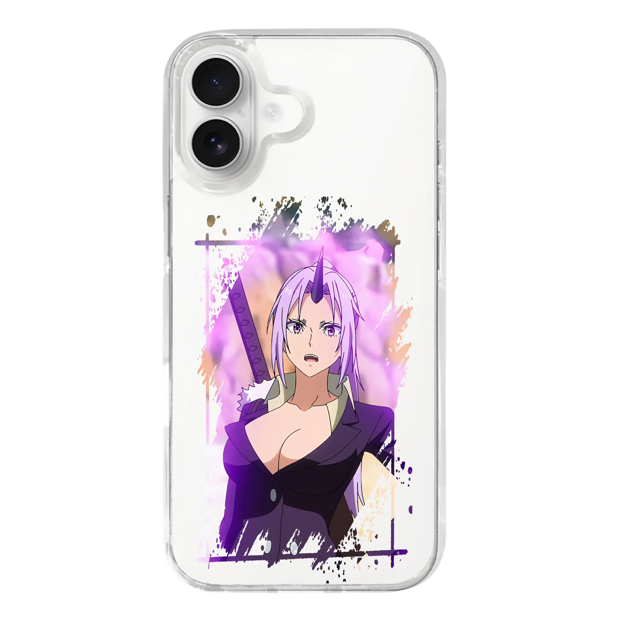 転生したらスライムだった件 グッズ,シオン - iPhone 17シリーズ 透明スマホケース – 薄型・耐衝撃・精密フィット保護カバー